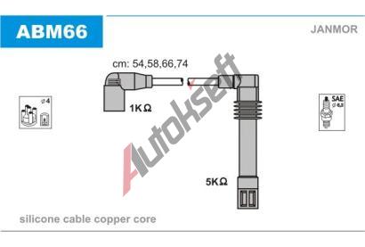 JANMOR Sada kabel pro zapalovn JNM ABM66, ABM66