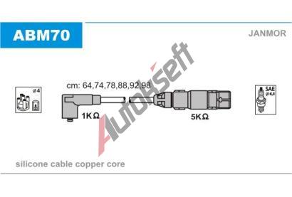 JANMOR Sada kabel pro zapalovn JNM ABM70, ABM70