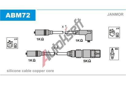 JANMOR Sada kabel pro zapalovn JNM ABM72, ABM72