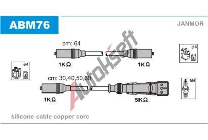 JANMOR Sada kabel pro zapalovn JNM ABM76, ABM76