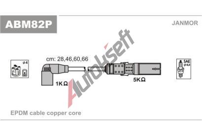 JANMOR Sada kabel pro zapalovn JNM ABM82P, ABM82P