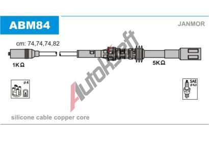 JANMOR Sada kabel pro zapalovn JNM ABM84, ABM84