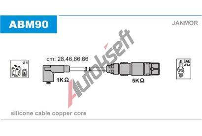 JANMOR Sada kabel pro zapalovn JNM ABM90, ABM90