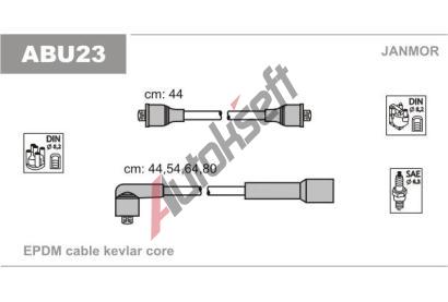 JANMOR Sada kabel pro zapalovn JNM ABU23, ABU23