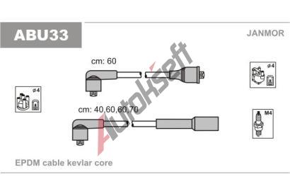 JANMOR Sada kabel pro zapalovn JNM ABU33, ABU33