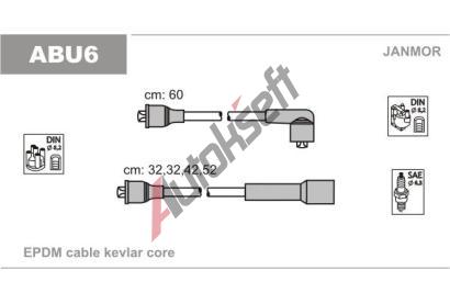 JANMOR Sada kabel pro zapalovn JNM ABU6, ABU6