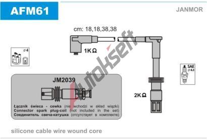 JANMOR Sada kabel pro zapalovn JNM AFM61, AFM61