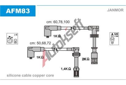 JANMOR Sada kabel pro zapalovn JNM AFM83, AFM83