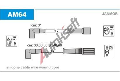 JANMOR Sada kabel pro zapalovn JNM AM64, AM64