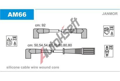 JANMOR Sada kabel pro zapalovn JNM AM66, AM66