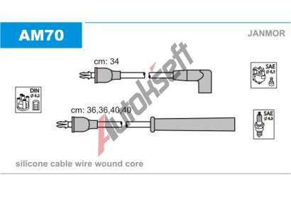 JANMOR Sada kabel pro zapalovn JNM AM70, AM70