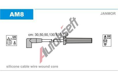 JANMOR Sada kabel pro zapalovn JNM AM8, AM8