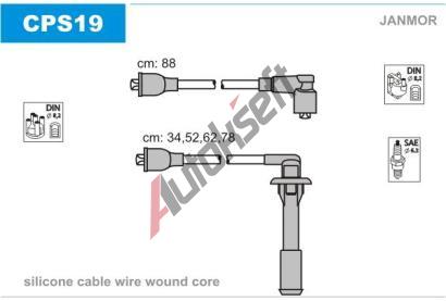 JANMOR Sada kabel pro zapalovn JNM CPS19, CPS19
