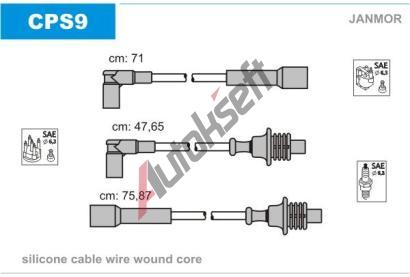 JANMOR Sada kabel pro zapalovn JNM CPS9, CPS9