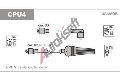 JANMOR Sada kabel pro zapalovn JNM CPU4, CPU4