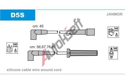 JANMOR Sada kabel pro zapalovn JNM D5S, D5S