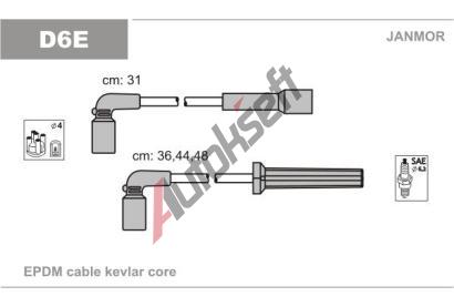 JANMOR Sada kabel pro zapalovn JNM D6E, D6E