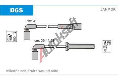 JANMOR Sada kabel pro zapalovn JNM D6S, D6S