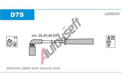 JANMOR Sada kabel pro zapalovn JNM D7S, D7S