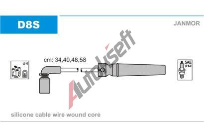 JANMOR Sada kabel pro zapalovn JNM D8S, D8S