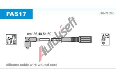 JANMOR Sada kabel pro zapalovn JNM FAS17, FAS17