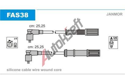 JANMOR Sada kabel pro zapalovn JNM FAS38, FAS38