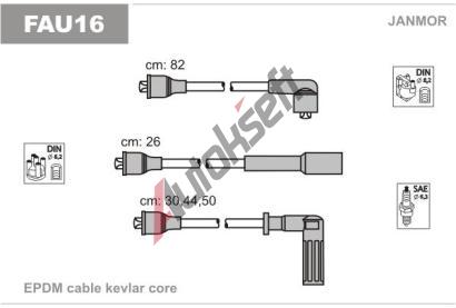 JANMOR Sada kabel pro zapalovn JNM FAU16, FAU16