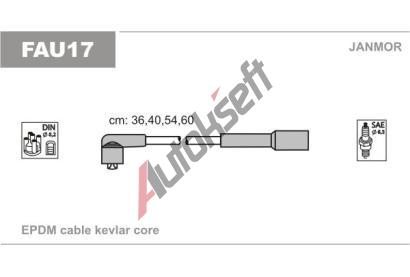 JANMOR Sada kabel pro zapalovn JNM FAU17, FAU17