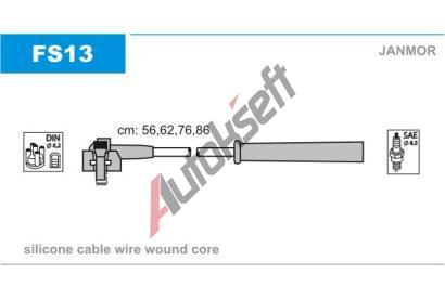 JANMOR Sada kabel pro zapalovn JNM FS13, FS13