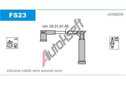 JANMOR Sada kabel pro zapalovn JNM FS23, FS23