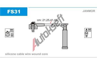 JANMOR Sada kabel pro zapalovn JNM FS31, FS31