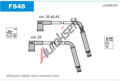 JANMOR Sada kabel pro zapalovn JNM FS48, FS48