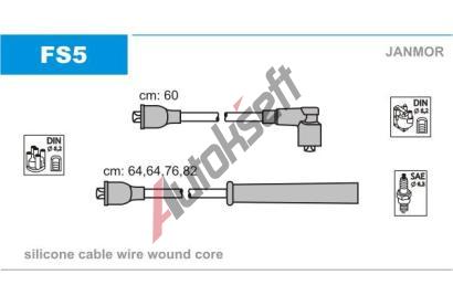 JANMOR Sada kabel pro zapalovn JNM FS5, FS5