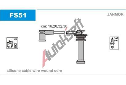 JANMOR Sada kabel pro zapalovn JNM FS51, FS51