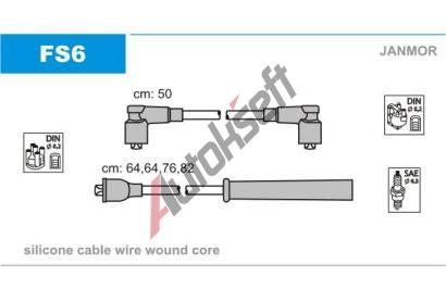 JANMOR Sada kabel pro zapalovn JNM FS6, FS6
