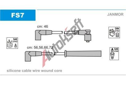 JANMOR Sada kabelů pro zapalování JNM FS7, FS7 JANMOR Sada kabelů pro zapalování JNM FS7, FS7