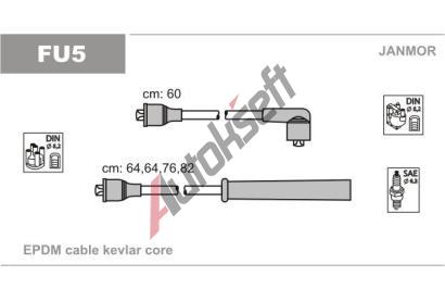 JANMOR Sada kabel pro zapalovn JNM FU5, FU5
