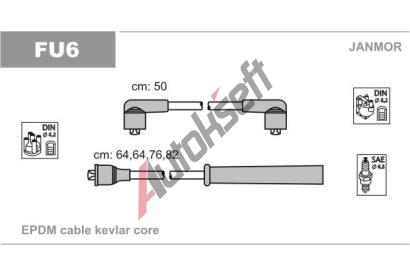 JANMOR Sada kabel pro zapalovn JNM FU6, FU6