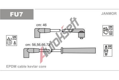 JANMOR Sada kabel pro zapalovn JNM FU7, FU7