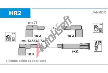 JANMOR Sada kabel pro zapalovn JNM HR2, HR2