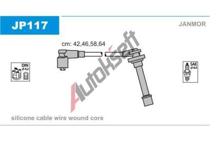 JANMOR Sada kabel pro zapalovn JNM JP117, JP117