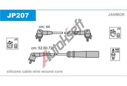 JANMOR Sada kabel pro zapalovn JNM JP207, JP207