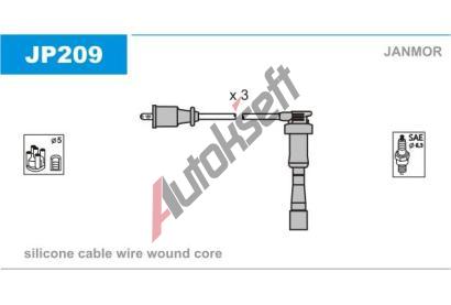 JANMOR Sada kabel pro zapalovn JNM JP209, JP209