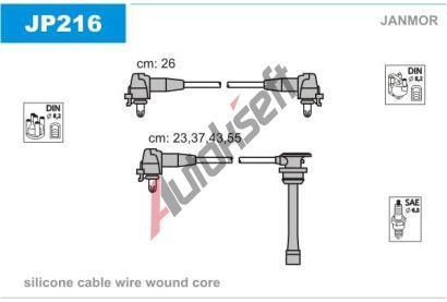JANMOR Sada kabel� pro zapalov�n� JNM JP216, JP216