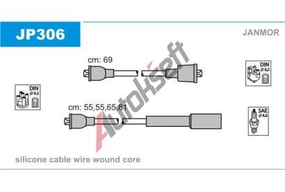 JANMOR Sada kabel pro zapalovn JNM JP306, JP306