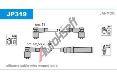 JANMOR Sada kabel pro zapalovn JNM JP319, JP319