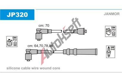 JANMOR Sada kabel pro zapalovn JNM JP320, JP320