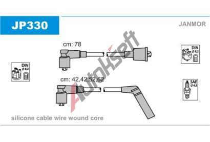 JANMOR Sada kabelů pro zapalování JNM JP330, JP330 JANMOR Sada kabelů pro zapalování JNM JP330, JP330