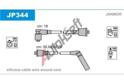 JANMOR Sada kabel pro zapalovn JNM JP344, JP344