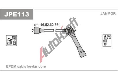 JANMOR Sada kabel pro zapalovn JNM JPE113, JPE113
